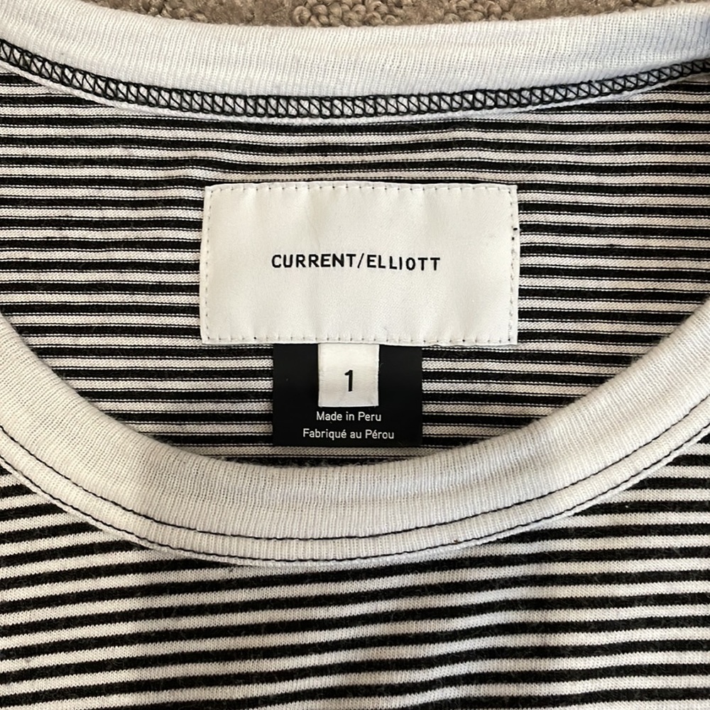 Current/Elliott Striped Tee - Picture 2 of 3